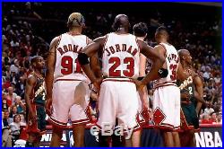 Dennis Rodman Chicago Bulls Champion Pro Cut Jersey 46+3 Game Issued Game Worn