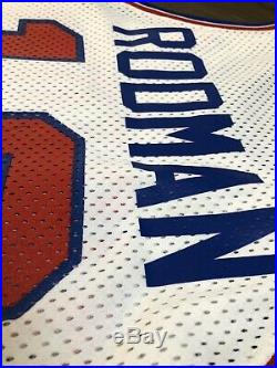 Dennis Rodman Game Jersey Pistons Champion Season 1989 Sand Knit Signed Issued