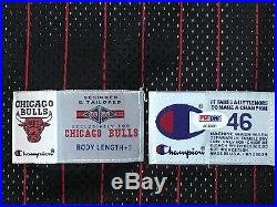 Dennis Rodman Signed Champion Chicago Bulls 95-96 Game Issued Pro Cut Jersey