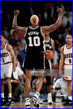 Dennis Rodman spurs champion game jersey + shorts NBA HOF Issued Used Worn Bulls