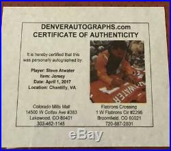 Denver Broncos 1996 Steve Atwater Autod Nike Game Issue Jersey NFL HOF Finalist