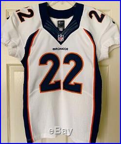 Denver Broncos CJ Anderson 2016 Nike Game Issued Jersey NFL Auction COA