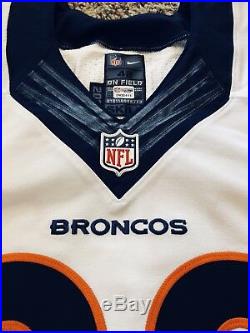 Denver Broncos CJ Anderson Nike Game Issued Jersey COA