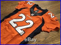Denver Broncos Game Issued Authentic Autograph Nike Jersey C. J. Anderson
