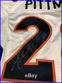 Denver Broncos Michael Pittman GAME WORN/ Issued & SIGNED Jersey WithCOA