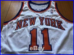 Derek Harper New York Knicks Champion 1994-95 Pro Cut Game Issue Jersey 44 +3