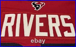 Derek Rivers Houston Texans NFL Team Issued Battle Red Jersey (Youngstown State)