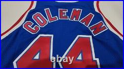 Derrick Coleman NETS Champion Pro Cut Jersey Size 46 game issued 91-92