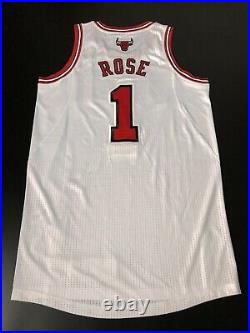 Derrick Rose Chicago Bulls Team Issued Pro Cut Game Rev 30 Authentic Jersey