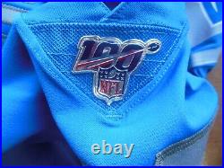 Detroit Lions 100TH ANNIVERSARY Game Issued NFL Football Jersey