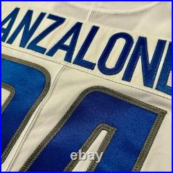 Detroit Lions #34 ALEX ANZALONE Team-Issued SALUTE TO SERVICE Away Jersey