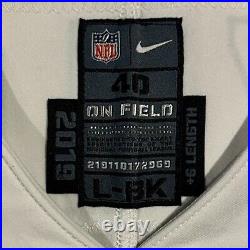 Detroit Lions #34 ALEX ANZALONE Team-Issued SALUTE TO SERVICE Away Jersey