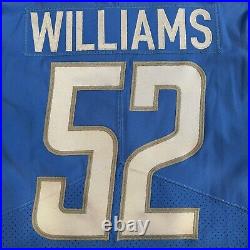 Detroit Lions Game Issued NFL Jersey Nike Antwione Williams 2017 Season