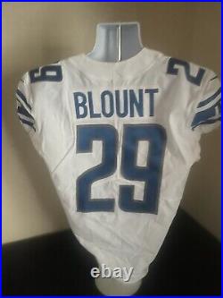 Detroit Lions Game Issued Worn Used Jersey LeGarrette Blount 29 White