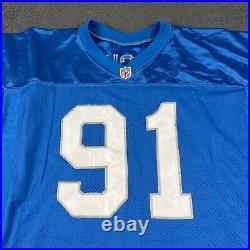 Detroit Lions Game Used Jersey Robert Porcher 91 Wilson 52 Authentic Issued