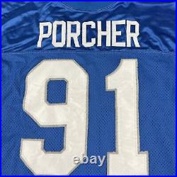 Detroit Lions Game Used Jersey Robert Porcher 91 Wilson 52 Authentic Issued