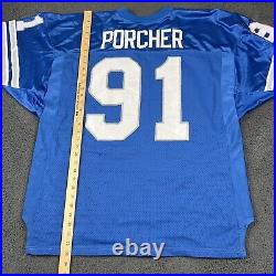 Detroit Lions Game Used Jersey Robert Porcher 91 Wilson 52 Authentic Issued