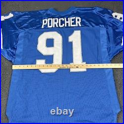 Detroit Lions Game Used Jersey Robert Porcher 91 Wilson 52 Authentic Issued