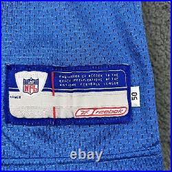 Detroit Lions Jersey Game Used Kevin Johnson 85 Blue Reebok Official NFL Issued