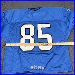 Detroit Lions Jersey Game Used Kevin Johnson 85 Blue Reebok Official NFL Issued