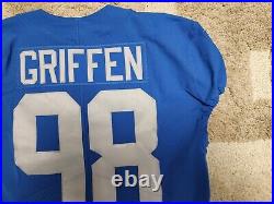 Detroit Lions, Player Issue Jersey, Griffen, 98