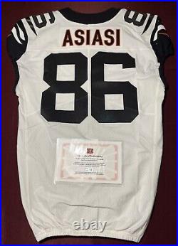 Devin Asiasi Cincinnati Bengals NFL Team Issued White Alt Game Jersey (UCLA)