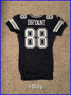 Dez Bryant Dallas Cowboys Jersey Authentic Game Issue Reebok Size 44 Home Jersey