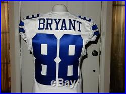 Dez Bryant Game Issued Jersey 2014-40 L-BK Dallas Cowboys COA