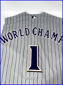 Diamondbacks Arizona Dbacks Authentic Team ISSUED JERSEY WORLD CHAMPIONS 2001