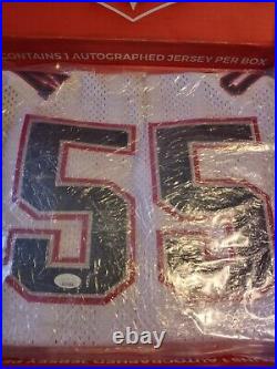 Dikembe Mutombo Autographed New Jersey Nets Game issued Jersey, JSA Full Letter