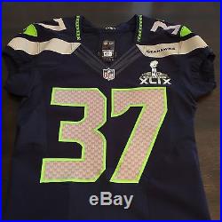 Dion Bailey Game Issued not used SB 49 Jersey Seattle Seahawks COA