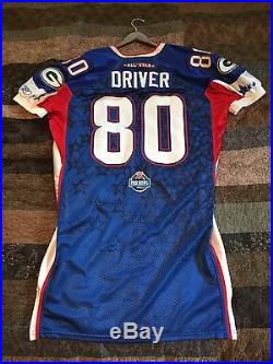 Donald Driver game issued 2008 Pro Bowl jersey Packers