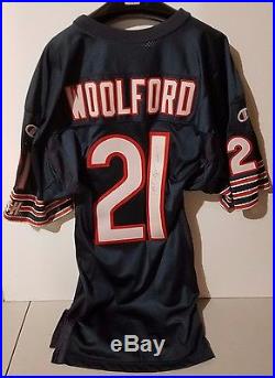 Donnell Woolford Autographed 1994 Chicago Bears Game Issued Jersey