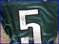 Donovan McNabb Game Used Worn Issued Signed Jersey Autograph Philadelphia Eagles