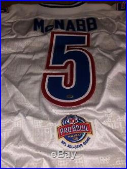 Donovan Mcnabb Eagle Signed Autographed 2005 Pro Bowl Cut Game Issued Jersey-coa