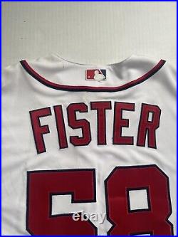 Doug Fister Washington Nationals Player-Issued #58 White Jersey Game Used