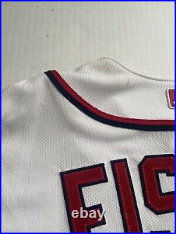 Doug Fister Washington Nationals Player-Issued #58 White Jersey Game Used