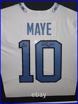 Drake Maye Signed University Of North Carolina Tar Heels Game Issued Jersey