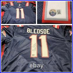 Drew Bledsoe Game Issued Nike Auto Patriots Jersey Beckett Authenticated