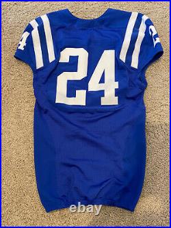 Duke Football NCAA ACC Game Used/Issued Jersey Blue #24