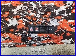 Dwayne Bowe, Cleveland Browns, Player Issue Camo Practice Jersey, Signed