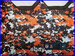 Dwayne Bowe, Cleveland Browns, Player Issue Camo Practice Jersey, Signed