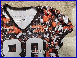 Dwayne Bowe, Cleveland Browns, Player Issue Camo Practice Jersey, Signed