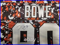 Dwayne Bowe, Cleveland Browns, Player Issue Camo Practice Jersey, Signed