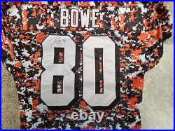 Dwayne Bowe, Cleveland Browns, Player Issue Camo Practice Jersey, Signed