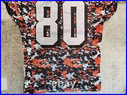 Dwayne Bowe, Cleveland Browns, Player Issue Camo Practice Jersey, Signed