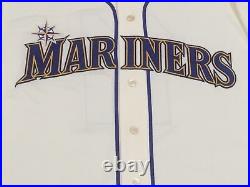 EDGAR MARTINEZ #11 2015 Seattle Mariners Home Cream game jersey issued MLB HOLO