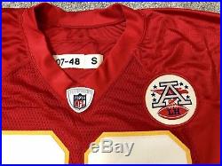 ERIC BERRY home KANSAS CITY CHIEFS JERSEY team issued game worn L 48 vtg RARE
