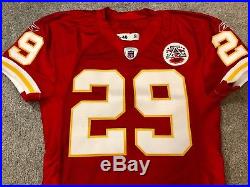ERIC BERRY home KANSAS CITY CHIEFS JERSEY team issued game worn L 48 vtg RARE