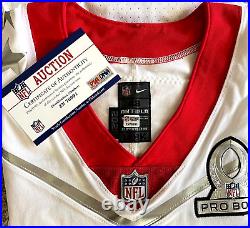 ERIC FISHER 2020 Game Issued AUTHENTIC Colts CHIEFS PRO BOWL NFL Jersey PSA LOA